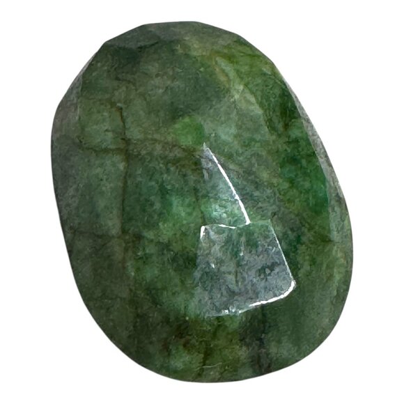 Natural Emerald Gemstone Oval Cut 79.1grams 58x40x26mm 397 Carats Extra Large - Picture 4 of 11